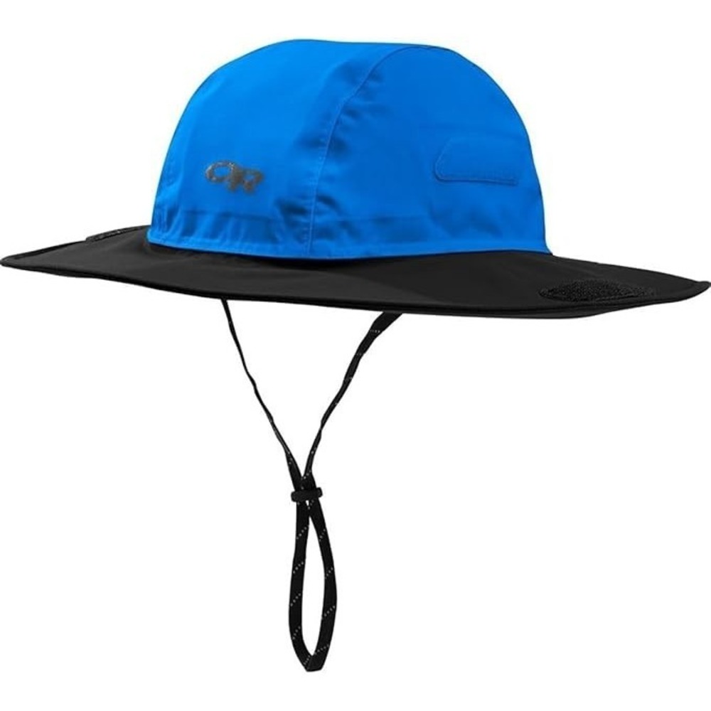 Outdoor Research Kids Seattle Sombrero Rain Hat Blue Black GORE-TEX Small 1-3Y